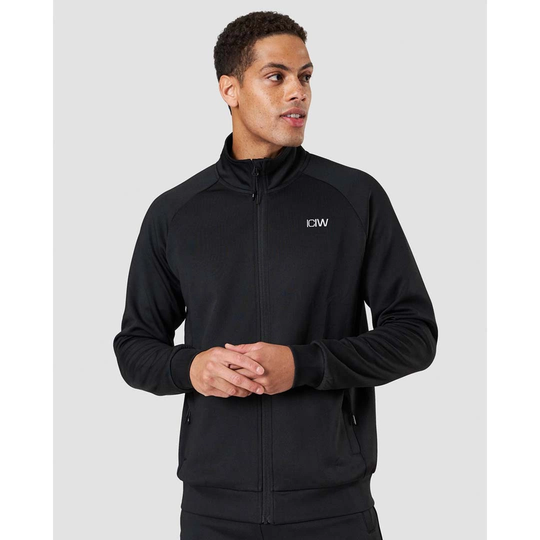 Icaniwill Workout Track Jacket Black
