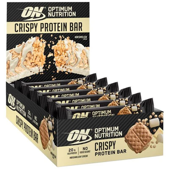 Optimum Nutrition Optimum Protein Crisp Bar 65 g (10-Pack)