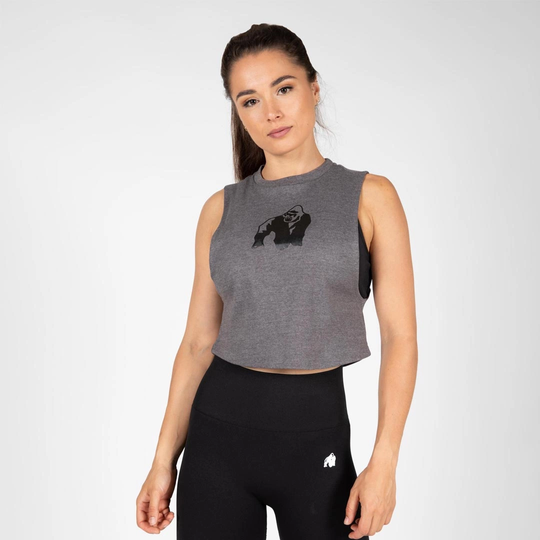 Gorilla Wear Addison Drop Armhole Tank Top Grey Xs