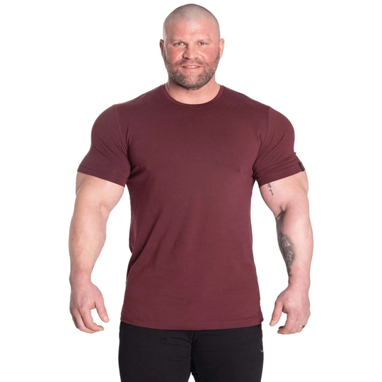 Gasp Classic Tapered Tee Maroon Xxl