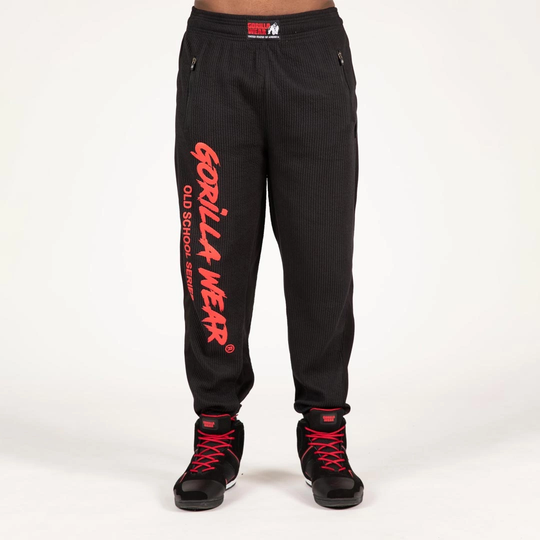 Gorilla Wear Augustine Old School Pants Black/red L/xl