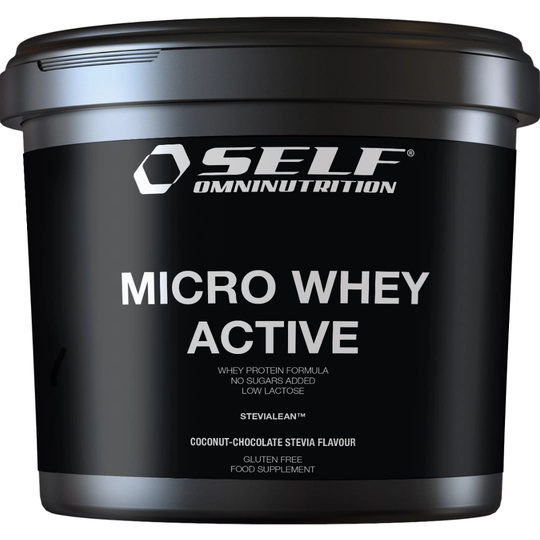 Self Omninutrition Micro Whey Active Stevia 4 Kg Coconut & Chocola