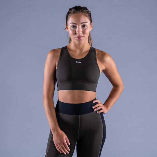 Cln Intense Sport Bra Black Olive M