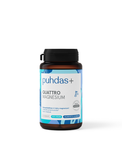 Puhdas+ Quattro Magnesium 60 kaps