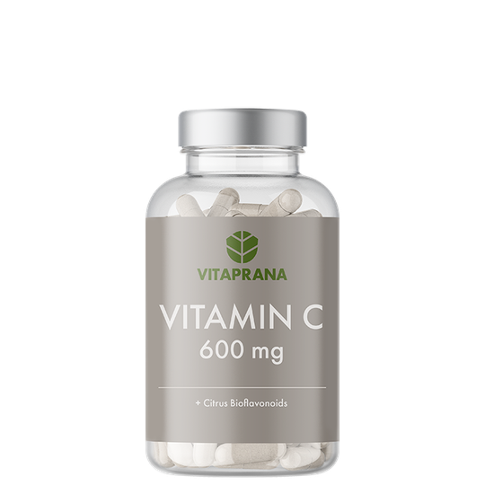 C-vitamiini 600 mg + bioflavonoidit 100 kapselia