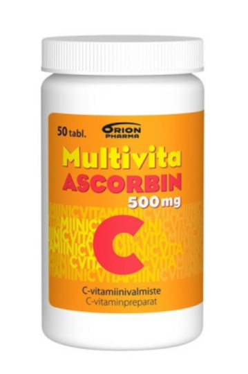 Multivita Ascorbin 50 tabl 500mg