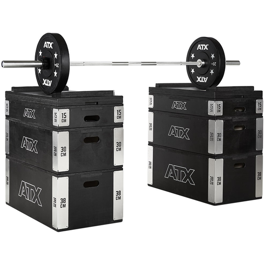ATX® Jerk Block Set Black puinen nostokorokesarja