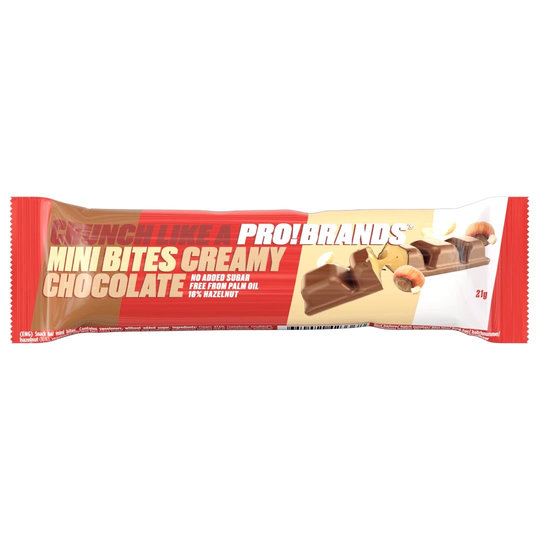 Pro Brands Snack Bar Minibites 21 G Creamy Chocolate