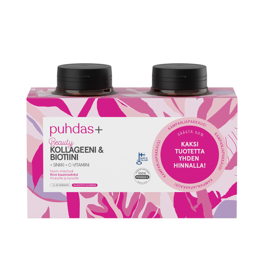 Puhdas+ Kollageeni & Biotiini 2x120 kpl