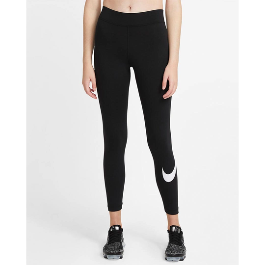 Nike Sportswear Essential Swoosh Leggings Black Xs
