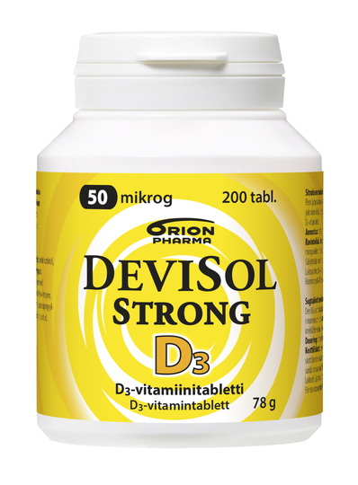 Devisol Strong 50 mikrog 200 tabl imeskelytabletti