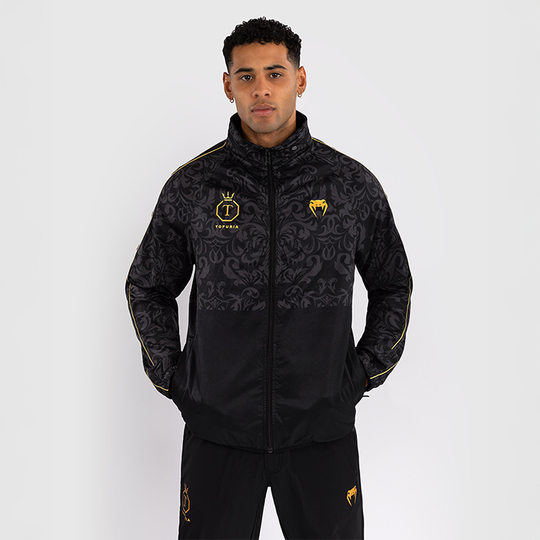 Venum x Ilia Topuria Unmatched Track Jacket Musta Kulta