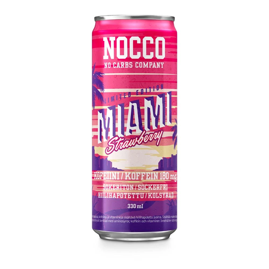 Nocco Bcaa 330 Ml Miami Strawberry