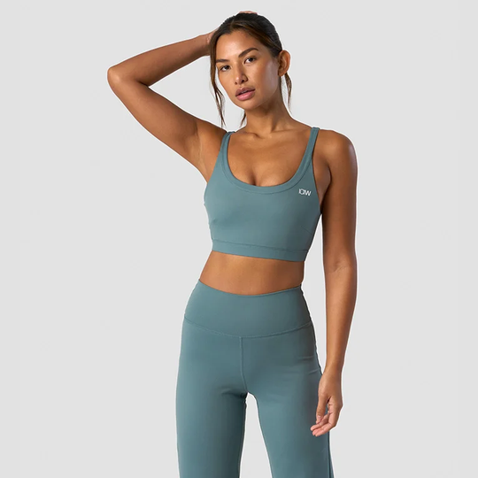 Nimble Sports Bra, Steel Blue