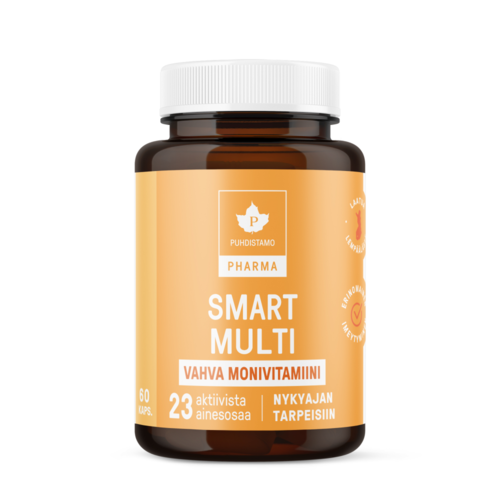 Puhdistamo Pharma Smart Multi monivitamiini 60 kapselia