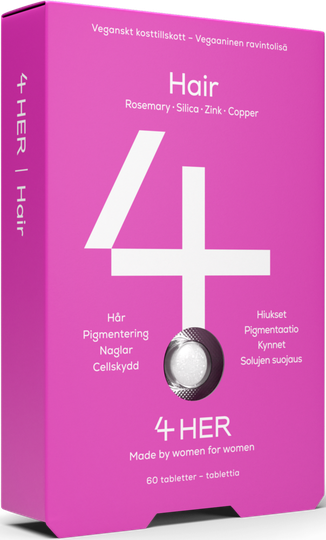 4HER Hair ravintolisä 60 kpl