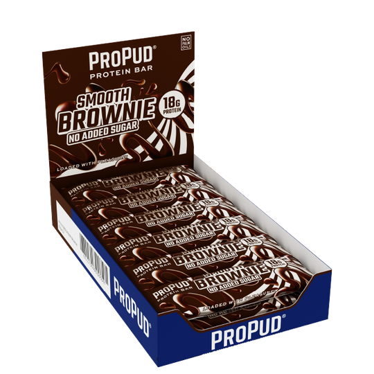 12 x ProPud Protein Bar, 55 g, Smooth Brownie