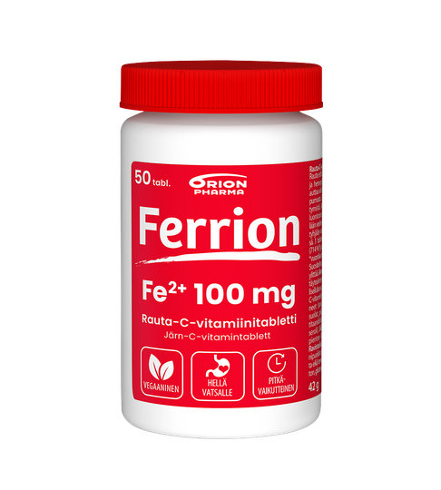 Ferrion 50 tabl 100 mg