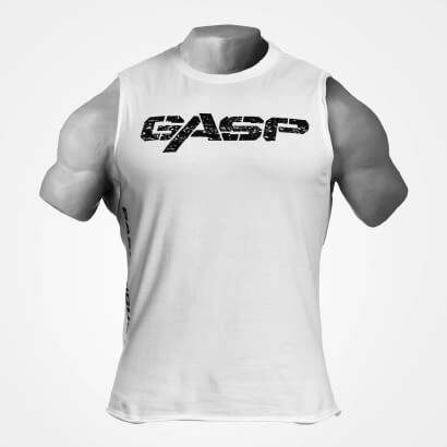 Gasp Vintage Tank White S