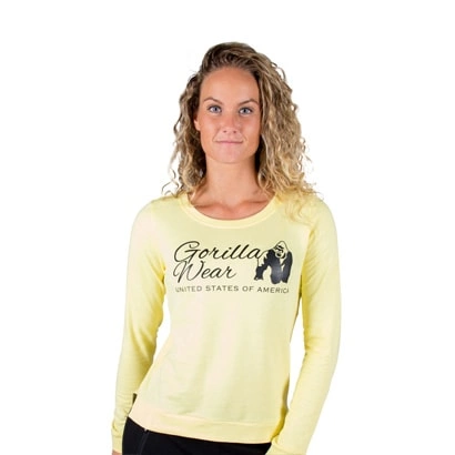 Gorilla Wear Riviera Sweatshirt Light Yellow