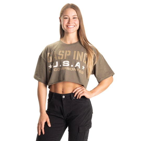 Gasp Inc Os Tee Washed Green