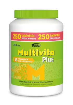 Multivita Plus monivitamiini 250 tabl kampanjapakkaus