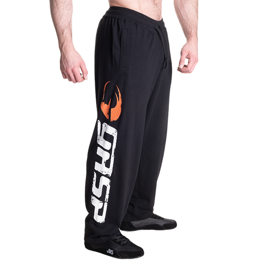 Gasp Sweatpants, Black/White