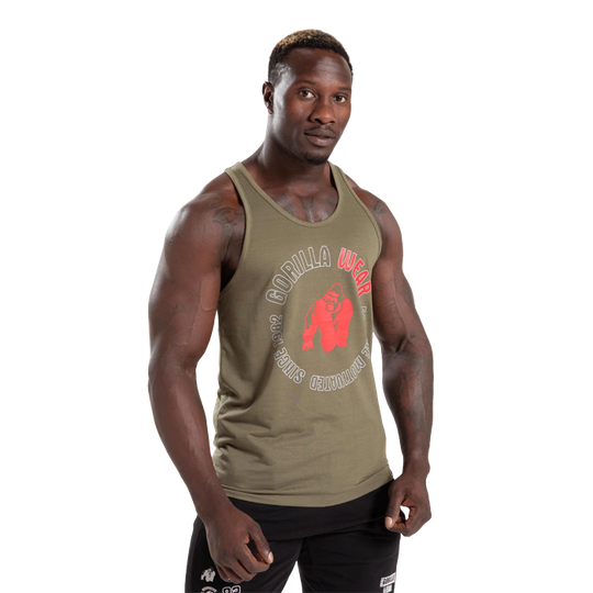 Lafayette Racerback Tank Top, Army Green