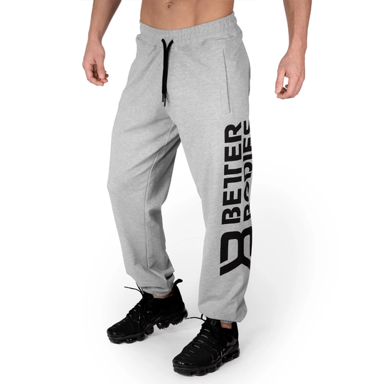 Better Bodies Stanton Sweatpants Light Grey Melange M