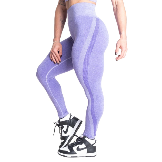 Better Bodies Curve Scrunch Leggings Athletic Purple Melange M