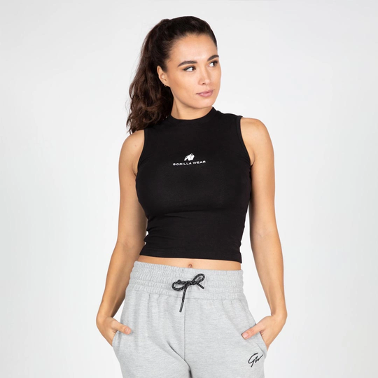 Gorilla Wear Livonia Crop Top Black L
