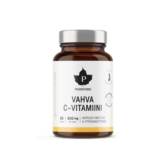Puhdistamo Vahva C-vitamiini 60 kaps