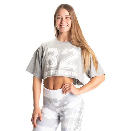 Better Bodies 82 Os Tee Light Grey Melange