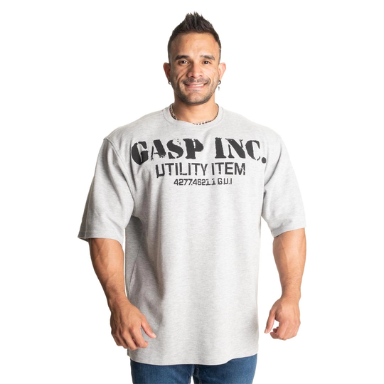 Gasp Iron Thermal Tee Grey Melange