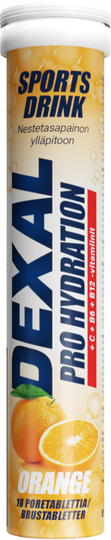 Dexal Pro Hydration orange+C+B6+B12 18 kpl
