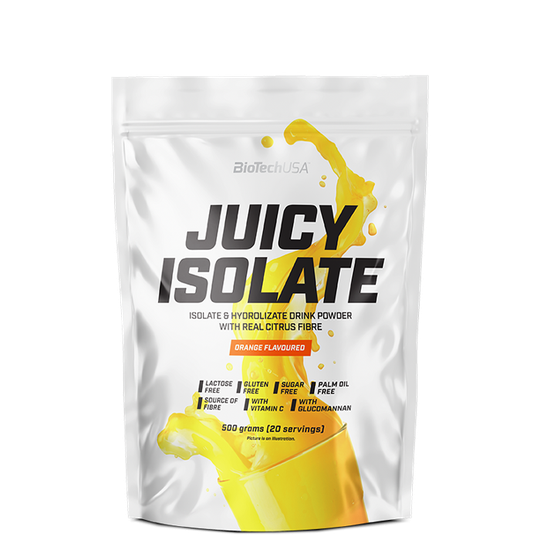 Juicy Whey Heraproteiini-isolaatti Appelsiini 500 g