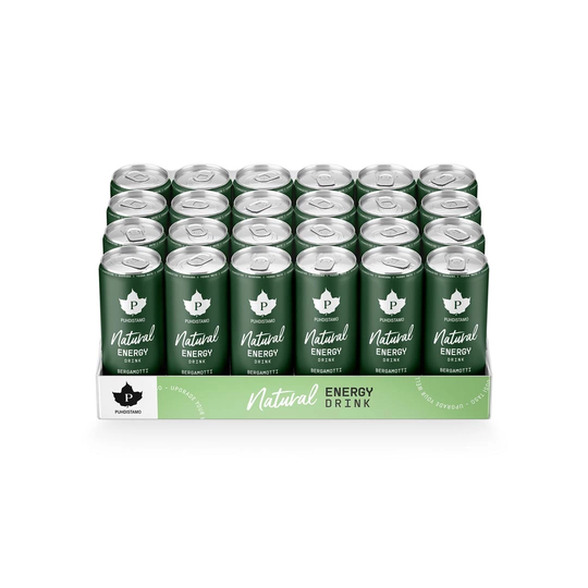 24 X Puhdistamo Natural Energy Drink 330 Ml Bergamotti