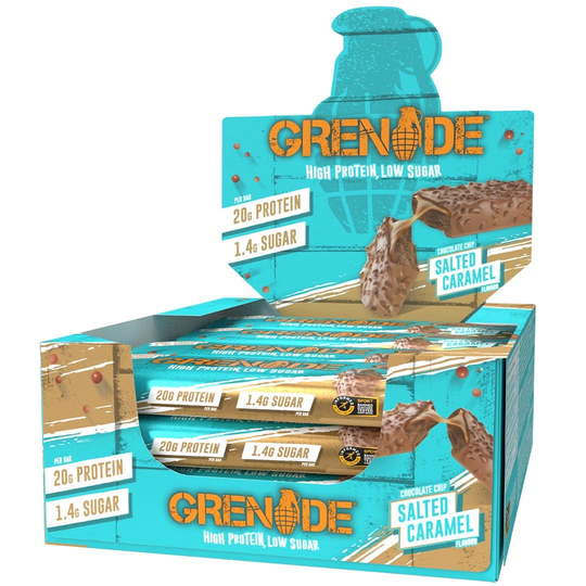 12 X Grenade Carb Killa 60 G Chocolate Chip Salted Caramel