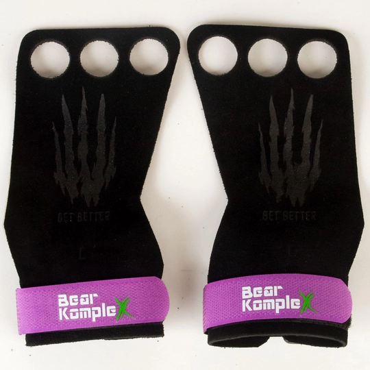 Bear Komplex 3hole Hand Grips Purple S
