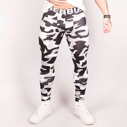 Nebbia Aw Camo Tights Grey Camo