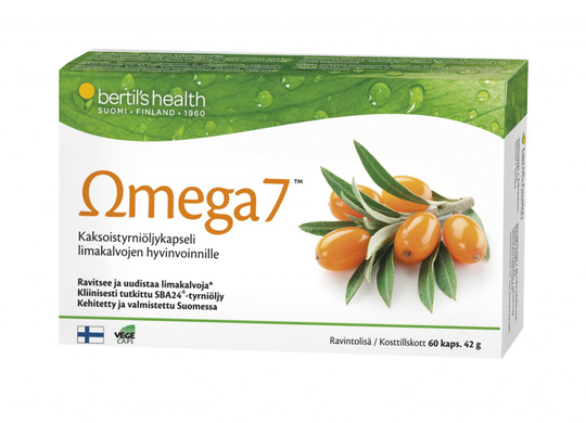 OMEGA 7 60 kaps kaksoistyrniöljykapselit