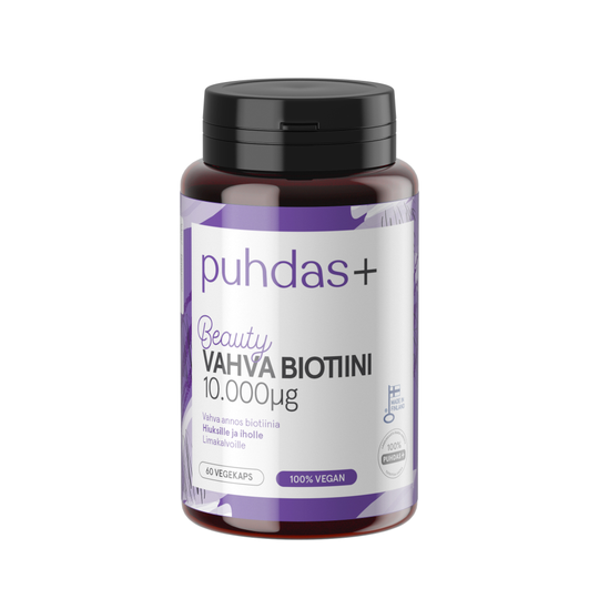 Puhdas+ Vahva Biotiini 10.000mcg kaps 60 kpl