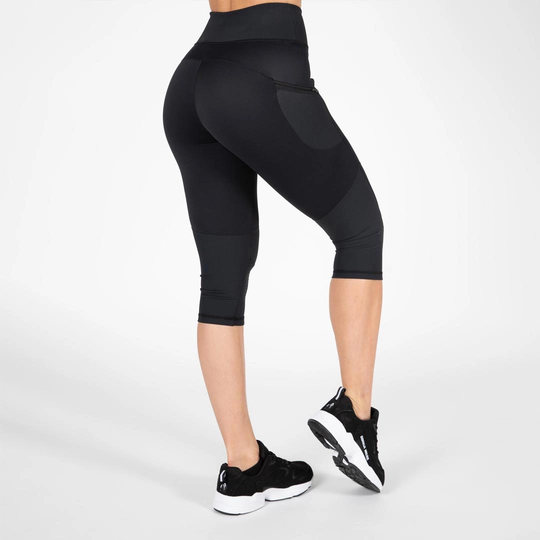 Gorilla Wear Monroe Cropped Leggings Black S