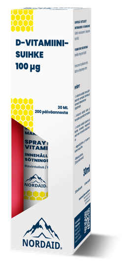 Nordaid D-vitamiinisuihke 100 µg 30 ml