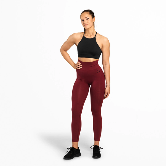 Better Bodies Rockaway Leggings Sangria Red Xs
