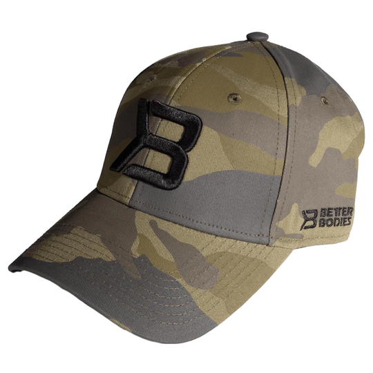 Better Bodies Bb Baseball Cap Green Camo V2