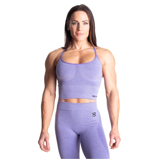 Better Bodies Astoria Seamless Bra Athletic Purple Melange M
