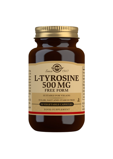 Solgar L-Tyrosiini 500 mg, 50 kaps.