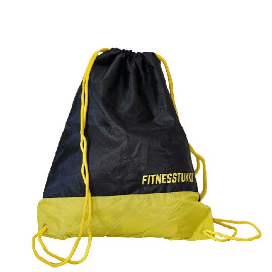 Fitnesstukku Stringbag, Black/Yellow