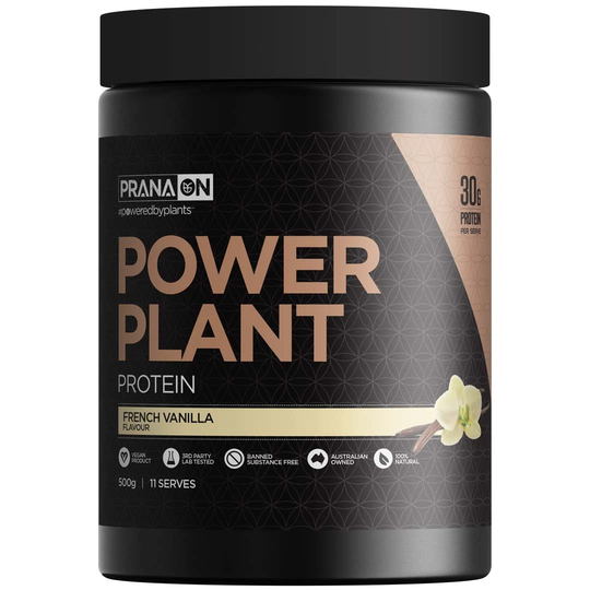 Pranaon Power Plant Protein 500 G French Vanilla